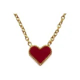 Сердце Золотое ожерелье