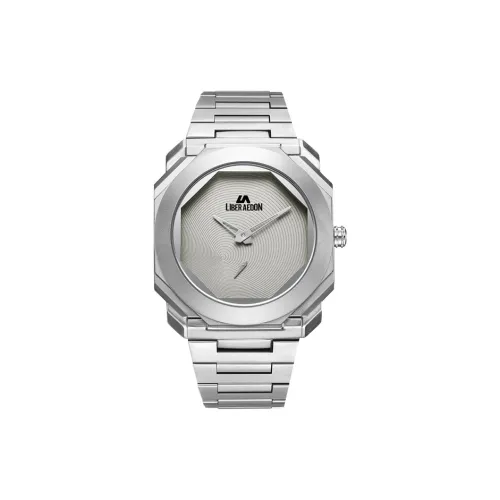 LIBER AEDON Наручные часы Кварцевый механизм Стальной ремешок Космический серый Циферблат часов Мужские часы