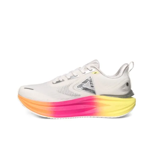PEAK Амортизация Дышащий Низкий Топ Беговые кроссовки Женские Белый Розовый Оранжевый