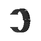 Полночь Черный | Океанический Кремниевый Спортивный Ремешок