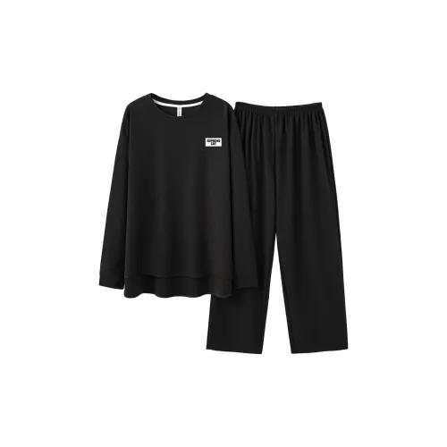 Supremo Cat Черный Мужской Пижамный Комплект