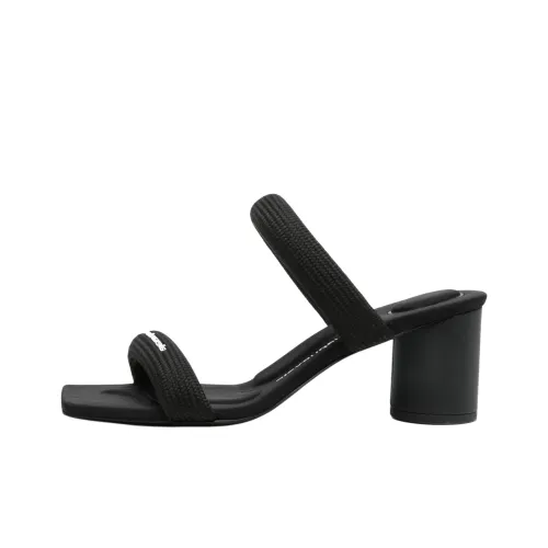 Alexander Wang Слипоны 7,5 см Женские Черные