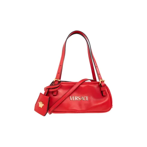 VERSACE Кожа Сумка Мини Женская Красная