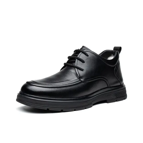 FED Ботильоны Черный Шерсть Мужской