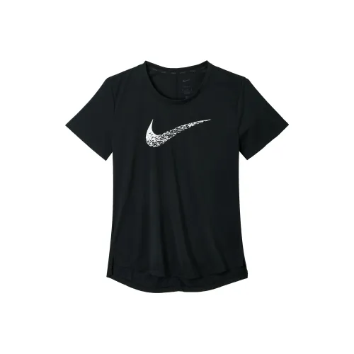 nike Набор с рукавами для бега футболка женская черная