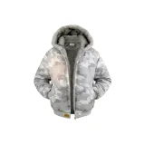 Серый камуфляж [Укороченный с капюшоном, гора Hawk]