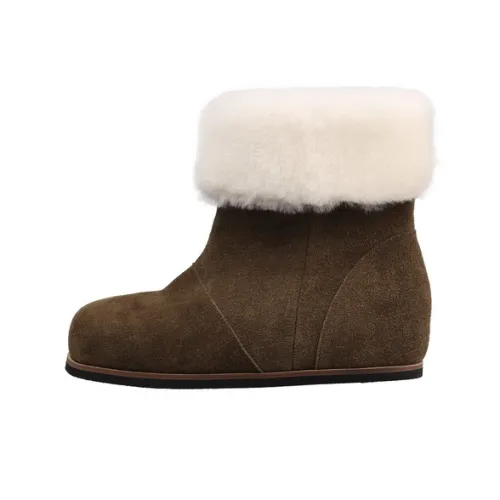 SUYANJIAO 12cm Сноубутсы Женские