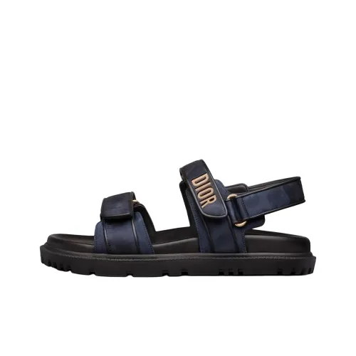 DIOR DiorAct Пляжные сандалии Женские Синий Черный