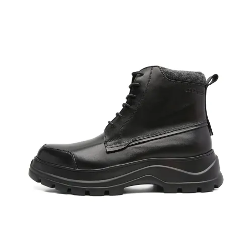 S. T.DUPONT Martin Boot 5cm Мужской Черный