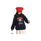 Темно-синий подсолнух флис