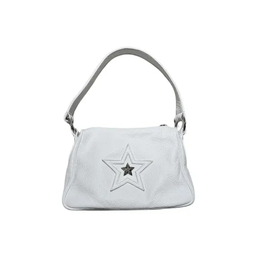 Chrome Hearts Овчина Курица Китайская медная монета Сумка Сумка Женская Белая