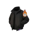 Черный, с подкладкой, термоизоляционный, устойчивый к холоду