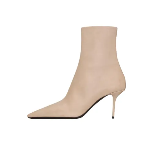 SAINT LAURENT Ashley Ботильоны 7,5 см Женские Нюдово-розовый