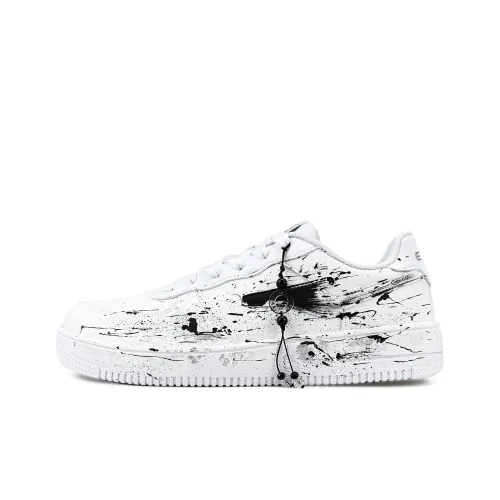 Erke Air Force One Дышащие и Износостойкие Низкие Кроссовки для Скейтбординга Унисекс