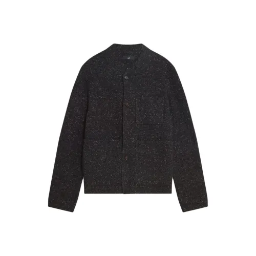 Dunhill Угольный Серый Мужской Кашемировый Свитер