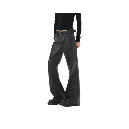 VPDP Черные Унисекс Кожаные Штаны
