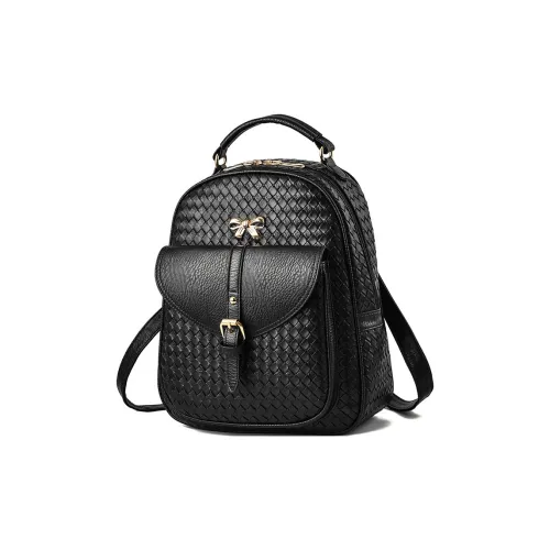 MOM'S HELPER ПВХ Рюкзак Стандартный Женский Королевский Синий Черный