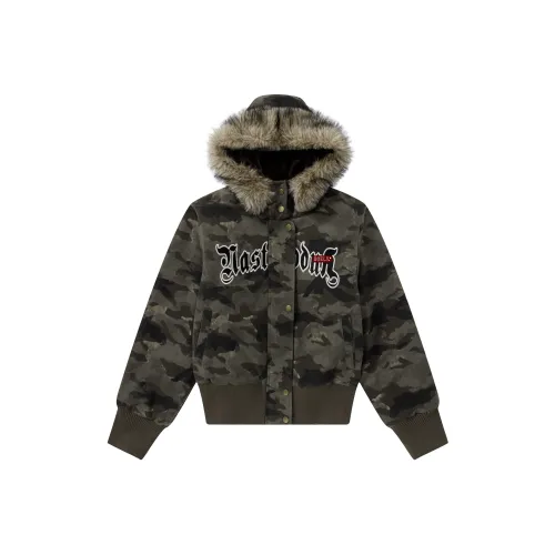 HOKLV Армейский зеленый унисекс пуховики