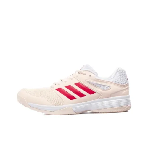 Adidas Speedcourt Устойчивость к истиранию покрытие Низкий топ Волейбольные кроссовки Женские Персиково-розовый