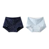 Темно-синий Маленький цветок + Синий Квадрат