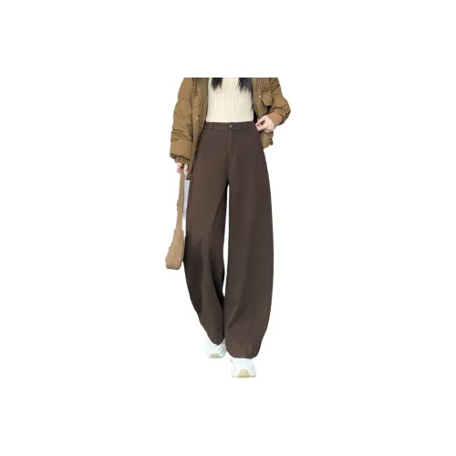 SITOL Повседневные брюки Женские Кофе