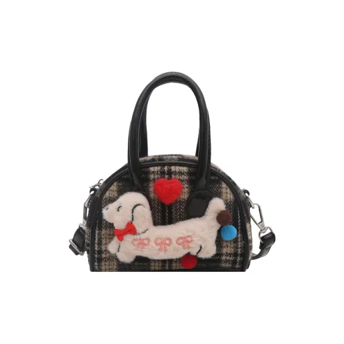 Miss Angel ПУ (полиуретан) Сумка Женская Коричневая Черная