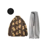 Однотонный + Белый, Фотиния, Серый [С флисовой подкладкой]