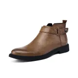 Коричневый с флисовой подкладкой