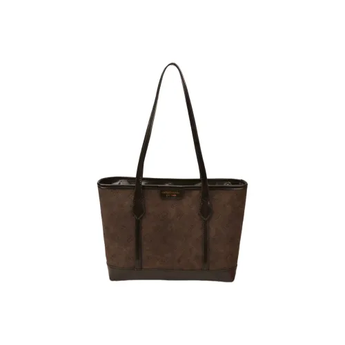 DANCANG ПУ (полиуретан) Подмышечный Сумка на плечо Стандартная Женская Кофейно-коричневый