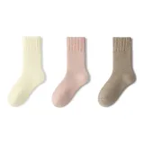 3 пачки (Кремовый белый + Серый, Нежно-розовый + Бежевый, Верблюжий цвет)