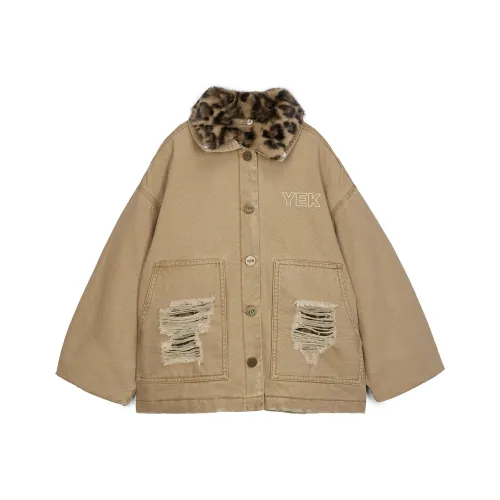 YEK Хаки Унисекс Топы