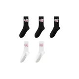 [5 пар] Черный + Черный + Черный + Белый + Белый