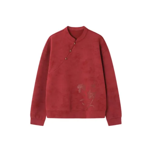 XWI Китайский Красный Женские Свитшоты