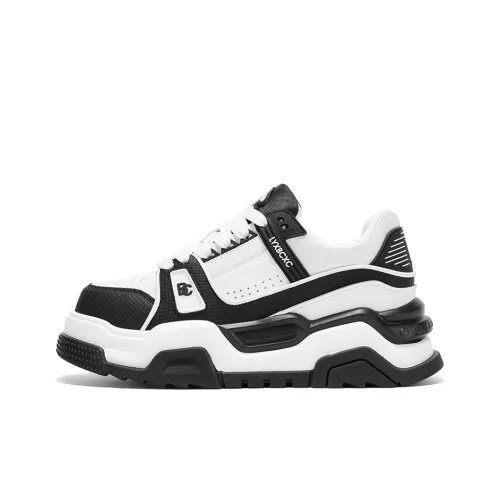 BAOZAOGONGYANG Панда Пухлые туфли визуально увеличивает рост Низкие кроссовки для скейтбординга Мужские