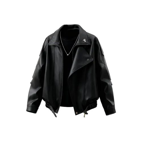 POLOMEISDO Кожа Куртка Унисекс