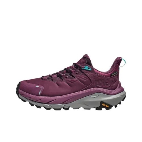 HOKA ONE ONE Kaha 2 Амортизаторы Slip-resistant Низкий Топ Уличная обувь Женская Фиолетовая