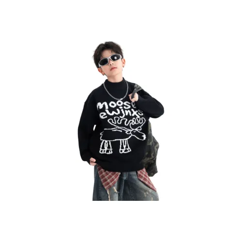 YALU Черные Свитера для Подростков