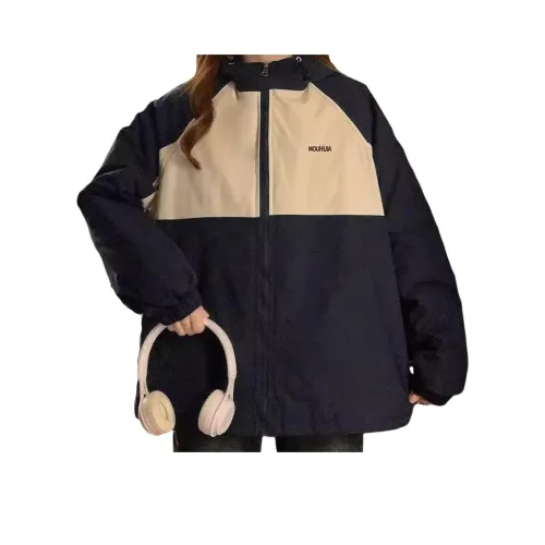 EFCR Черный Утепленный Женские Пуховики