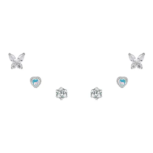 Серьги JUICY GRAPE с цирконием женские