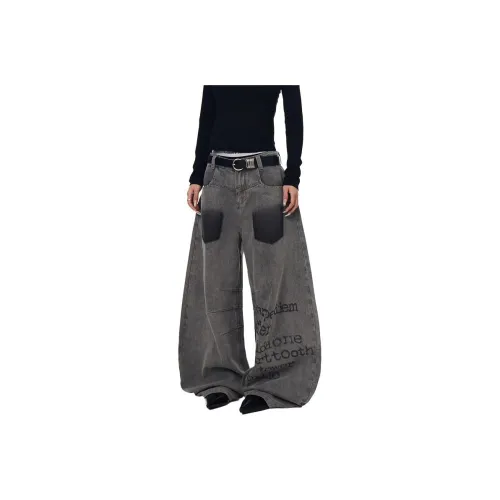 TOM DWAN Черный Серый Цвет Унисекс Джинсы