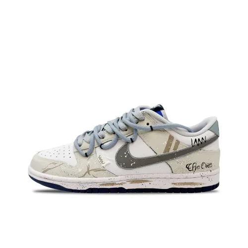 Nike Dunk Устойчивые к истиранию противоскользящие низкие скейтбордические кроссовки унисекс