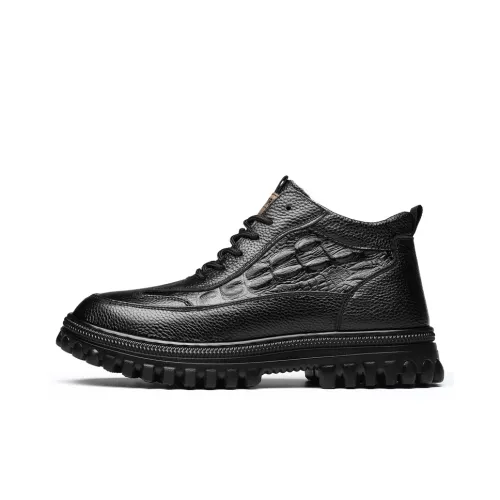 PLO CART Термический Амортизация Увеличение Высоты Устойчивый к Износу MID Топ Утепленная Обувь Мужская