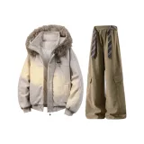 Хаки хлопок топ + хаки штаны