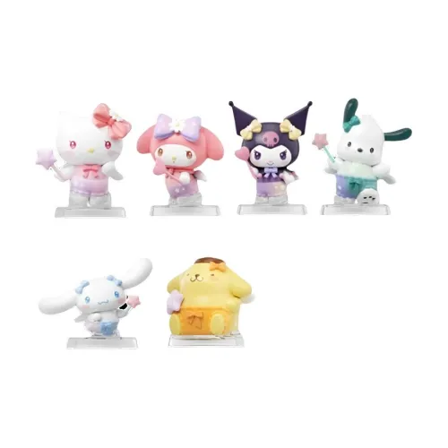 Wolf Bowang X Sanrio Купидон Магнитный Орнамент Фигурки Hello Kitty в стиле Chibi