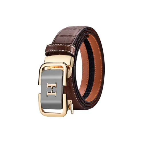 MH Ремни из коровьей кожи Мужской 3,5 см