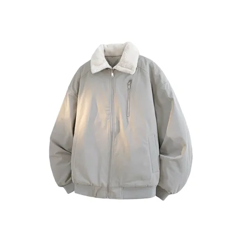 TSGM Отложной воротник Хлопковый пуховик Унисекс