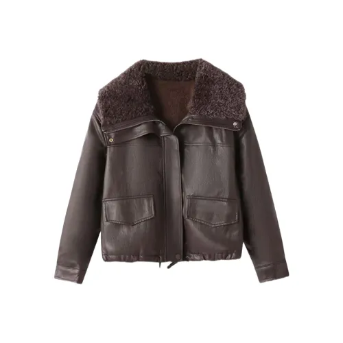 ZEKIKO STUDIO Кожа Куртка Женская
