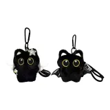 Черный бархат, звезда, крылья, ангел, демон, Meow Twins [в комплекте сумка для покупок]