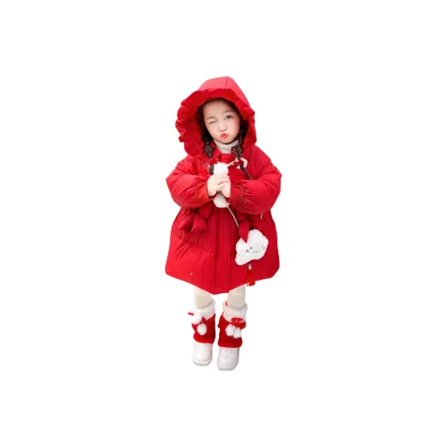 Lanza Повседневный Хлопковый пуховик Зимний Красный Детский для детей 3-7 лет