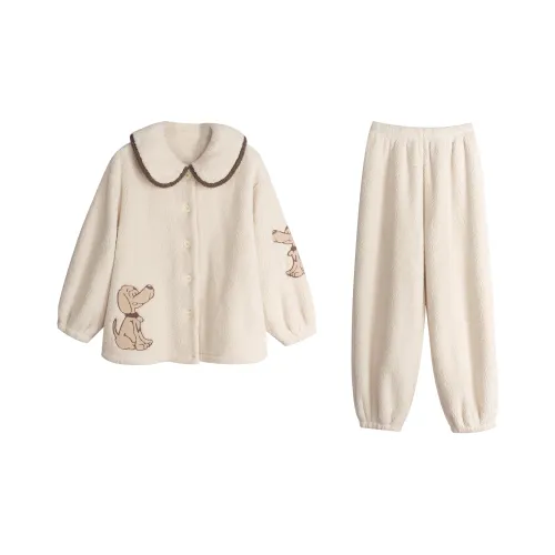 XUANZHITING Осенне-зимний комплект пижам для женщин